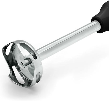TAURUS ROBOT 500 INOX COMPLETE | Immersion Blender 500 W | Stainless Steel | Detachable Rod | Turbo Rotation System | Pulse Control | Ergonomic and Anti-Splash | Accessories included