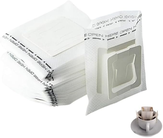 Coffee Filter Bag，Coffee Tea Bag，Drip Bag Coffee ，Suitable for Single Cup, Office, and Outdoor Use With Ease (50)