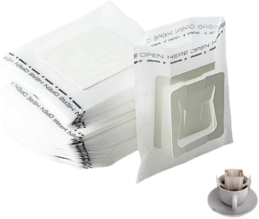 Coffee Filter Bag，Coffee Tea Bag，Drip Bag Coffee ，Suitable for Single Cup, Office, and Outdoor Use With Ease (50)