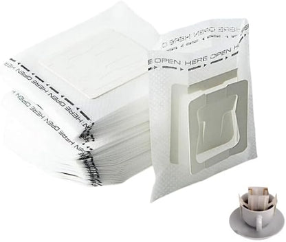 Coffee Filter Bag，Coffee Tea Bag，Drip Bag Coffee ，Suitable for Single Cup, Office, and Outdoor Use With Ease(100)