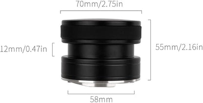 watchget 58.5MM Coffee Distributor, Gravity Adaptive Espresso Distributor Compatible with 58mm Portafilter Coffee Distribution Tool Professional Espresso Accessories