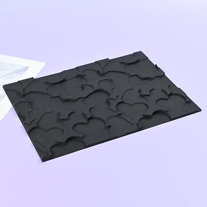 mostsom Silicone Lace Mold for Sugarcraft, Chocolate, Fondant, Resin, Soap & Clay Decorating Love Heart Pattern Molds for Cake, Cupcake & Dessert Modeling (B_ Love Heart)