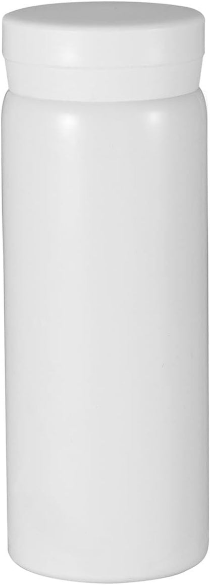Mini Thermos Cute Water Bottle - 7 oz Tiny Insulated Vacuum 18/10 Stainless Steel Small Flask - Leak Proof & Spill Proof & Keeps Cold and Hot for Drink, Coffee, Tea - White