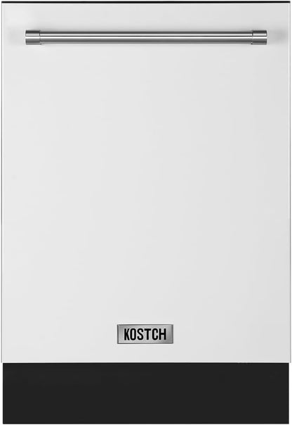 Large Capacity 24 inch Top Control Built-In Dishwasher with Third Rack – ENERGY STAR Certified, 47-dBA Ultra-Quiet, Stainless Steel (White)
