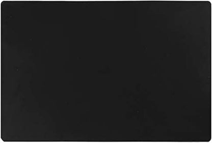 Extra Large Mulitpurpose Silicone Placemat,Countertop Protector, Kitchen Counter Mat, Table Mat, Heat Resistant, Washable, Non Slip (27.6x19.6 inch, Black-1pcs)