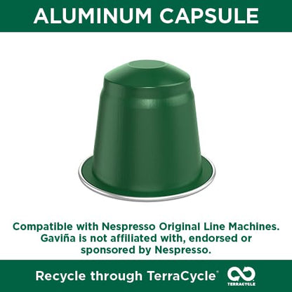 Cafe La Llave Espresso Pods: 40 Recyclable Aluminum Pods, Intensity 11 Dark Roast Latin-Style Coffee, Compatible with Nespresso Original Line Machines - Bold, Rich Flavor