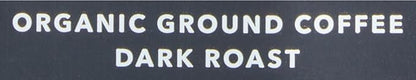 Kicking Horse Coffee Kick Ass, Dark Roast, Ground, Certified Organic, Fairtrade, Kosher, Black, 284 g, Pack of 6