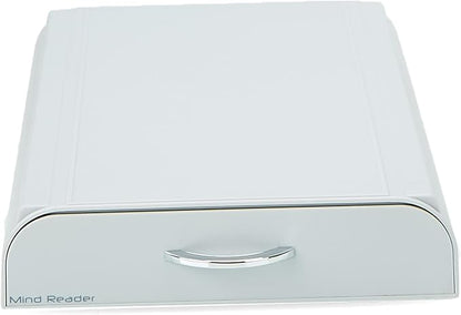 Mind Reader Nespresso Compatible Capsule Drawer, Countertop Organizer, Coffee Pod Holder, Storage, 9.25"L x 15"W x 2"H, Gray