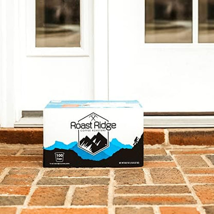 Roast Ridge Single Serve Coffee Pods for Keurig K-Cup Brewers, Coconut Caramel, Medium Roast, 100 Count