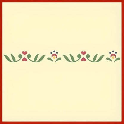 Rosemaling Pattern 3 & 4 Mini Stencils - Reusable Mylar Templates for DIY Crafts, Wood Signs, Walls & Fabric - Nordic Folk Art Painting & Scandinavian Designs - The Artful Stencil