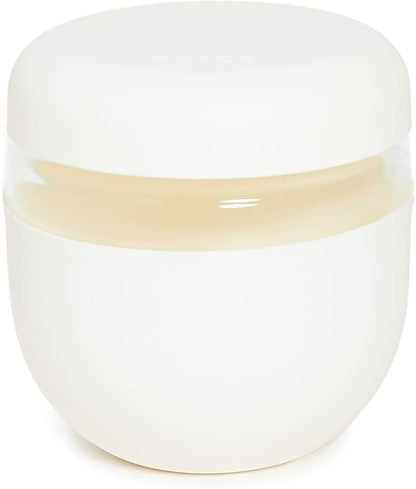 W&P Porter Seal Tight Glass Lunch Bowl Container w/ Lid | Cream 24 Ounces | Leak & Spill Proof, Soup & Stew Food Storage, Meal Prep, Airtight, Microwave and Dishwasher Safe, BPA-Free