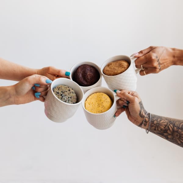 Sweet Logic Keto Dessert Mug Cake Mixes - Carrot Cake - Low Sugar - Gluten-Free - Low Carb - Diabetic-Friendly Sweets - Natural Ingredients - High Protein - Delicious Keto Treats (4 Pack)