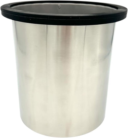 Rattleware Stainless Steel Open Bottom Knock Box Chute (6.5" x 7.5") - Perfect For Home, Cafe, Restaurant, Hotel, Office, or Commercial Establishment - Ideal for Baristas
