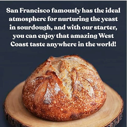 Cultures for Health San Francisco Sourdough Starter, Pack of 8 | Heirloom Style Dehydrated Culture for Baking Sourdough Bread, Pancakes, Biscuits, Pretzels, & More | Non-GMO Prebiotic Artisan Bread