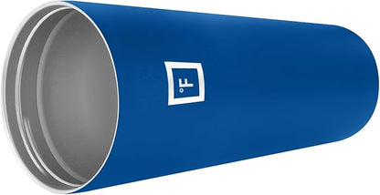 IRON °FLASK Classic Tumbler - Vacuum Insulated Stainless Steel Water Bottle, Double Walled, Drinking Cup, Insulated Travel Mug (Cobalt, 32 oz Solid Lid)