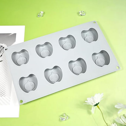 mostsom Appple Shaped Mousse Silicone Molds Chocolate Cake Mould Dessert Baking Form Cake Decorating Tools (G_ Appple)