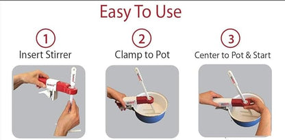 StirMATE Automatic Pot Stirrer GEN 3- Variable Speed, Self-Adjusting, Powerful, Cordless, (Updated 2024)