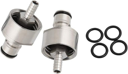 Homebrew Beer Stainless Steel Carbonation Cap Carbonator Fizzy Drinks Carbonation Cap For 2L Soda Pet Bottle Ball Lock Type CO2 Coupling Carbonate Soda Beer Fruit Juice Water
