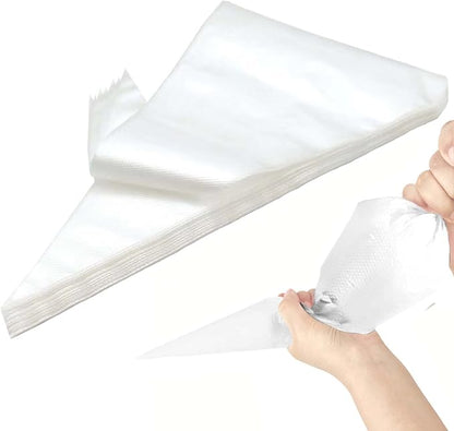 Large Pastry Bags Disposable, 100 Pcs 24 Inch Thickened Strong Decorating Bags for Frosting, Royal Icing, Professional Cake Supplies for Baking and Decorating