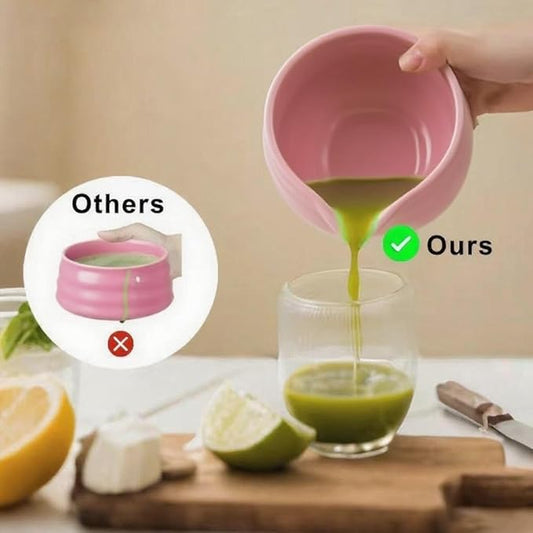 Cute Pink Matcha Bowl with Spout - Chawan - Ceramic Matcha Bowls - Japanese Traditional Macha Tea Bowl for Mixing - Matcha Cup - Matcha Accessories - More Durable than Glass
