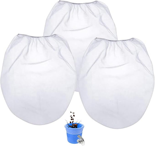 3Pack Cold Brew Coffee Filter Bag Reusable 5 Gallon Coffee Filter Compatible With Toddy Cold Brew System Strainer Bag, for 5 Gallon Commercial Brewers