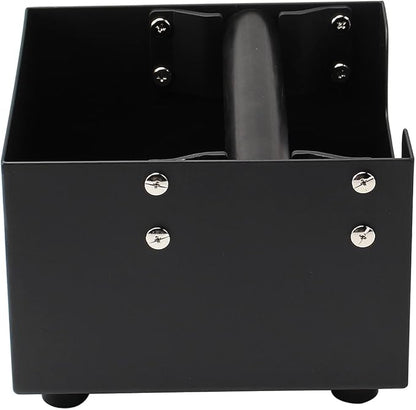 Espresso Knock Box, Stainless Steel Coffee Grind Knock Box Ground Waste Bin Container with Rubber Knocking Bar for Coffee Maker Machine