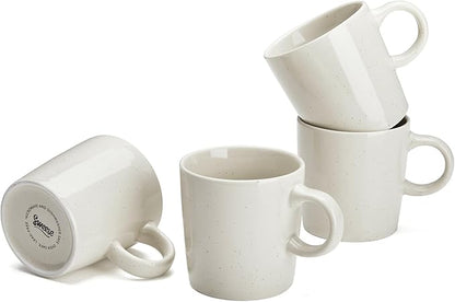 Sweese 4-Pack Porcelain Espresso Cups, Dove Grey Superior Durable Professional, 3.5 Fluid Ounces nan nan