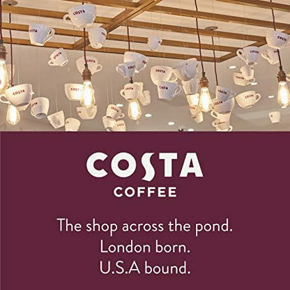 Costa Coffee Ground Coffee, Signature Blend Medium Roast, 12oz each, Rainforest Alliance Certified