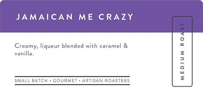 Sarasota Coffee Whole Bean Jamaican Me Crazy | Medium Roast Gourmet Flavored Coffee Beans | Low Acid, Mold Free, Specialty Grade Bulk Beans | 5lb (80 oz)