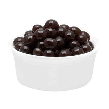 Tea Zone [7 Pounds] Brown Sugar Popping Pearls for Boba Tea Beverages, Sweets, Ice Cream Topping | B2066