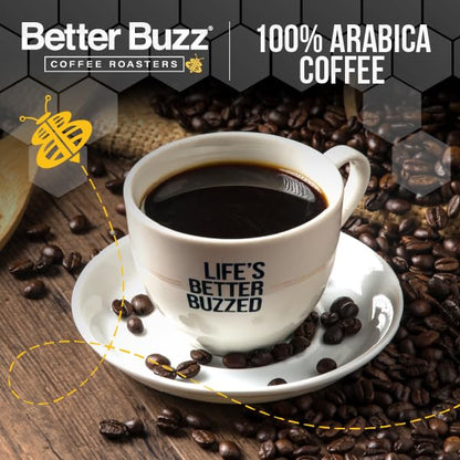 Better Buzz Decaf Espresso Dark Roast Whole Bean Coffee 12oz., Swiss Water Processed