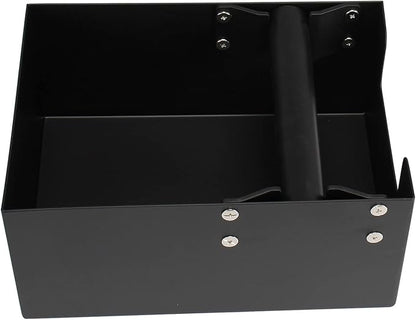 Espresso Knock Box,Coffee Grounds Pucks Knock Box with Removable Rubber Knock Bar and Non-Slip Base (Matte Black)