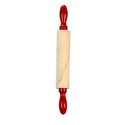 Colorations Natural Wood Rolling Pins, Set of 6, for Kids, Arts & Crafts, 7 Inches x 1 Inch (d), Class Pack, Party Pack, Dough, Clay, Sculpting, 6RP