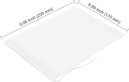 PINGEUI 300 PCS Cold Brew Bags, Coffee Filter Bags with Drawstring, White Fine Mesh Brewing Bags for Coffee, Tea
