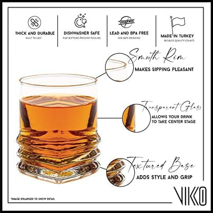 Vikko 3.25 Ounce Shot Glasses, Set of 12 Small Liquor and Spirit Glasses, Durable Tequila Bar Glasses For Alcohol and Espresso Shots, 12 Piece Shooter Glass Set (LAL)