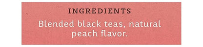 Stash Tea Peach Black Tea, 6 Boxes With 20 Tea Bags Each (120 Tea Bags Total)