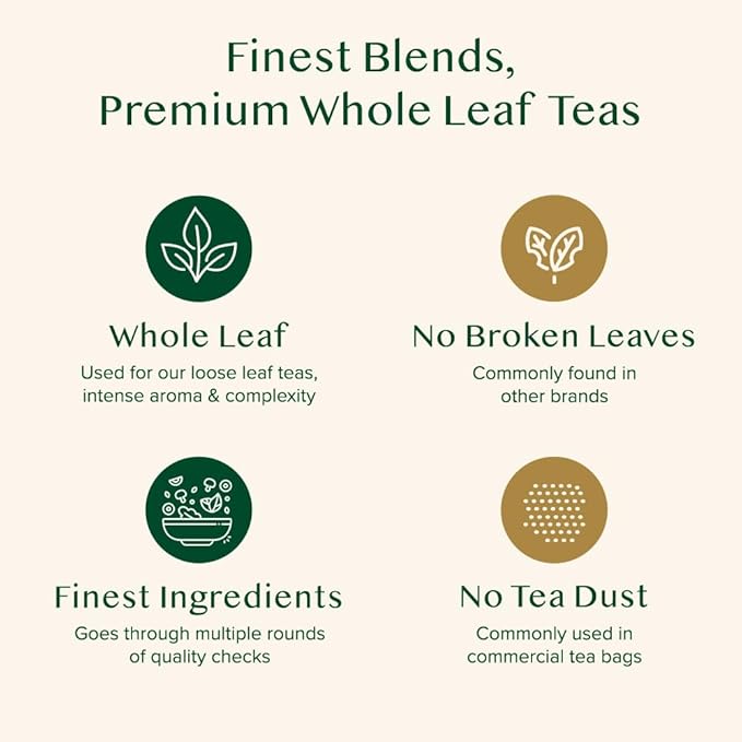 VAHDAM, Oprah's Favorite Tea Gift Sets | 3 Premium Chai Teas in Golden Tin Caddy Gift Box | Exotic Chai Tea Blends | Gluten Free, Non GMO | Gifts for Men And Women