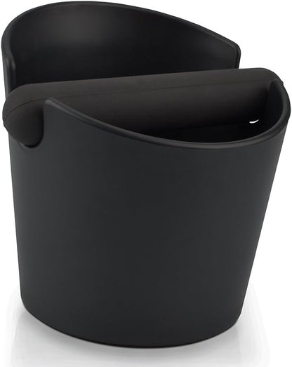 HOMEE Coffee Knock Box 4.8 Inch Shock-Absorbent Durable Barista Style Knock Box With Removable Knock Bar and Non-Slip Base Gift (Round)