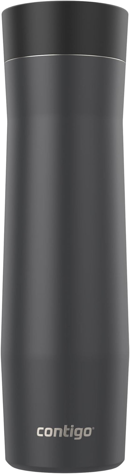 Contigo West Loop 3.0 Stainless Steel Insulated Travel Mug, Leak Proof with AutoSeal Lid, 24oz, Matte Black