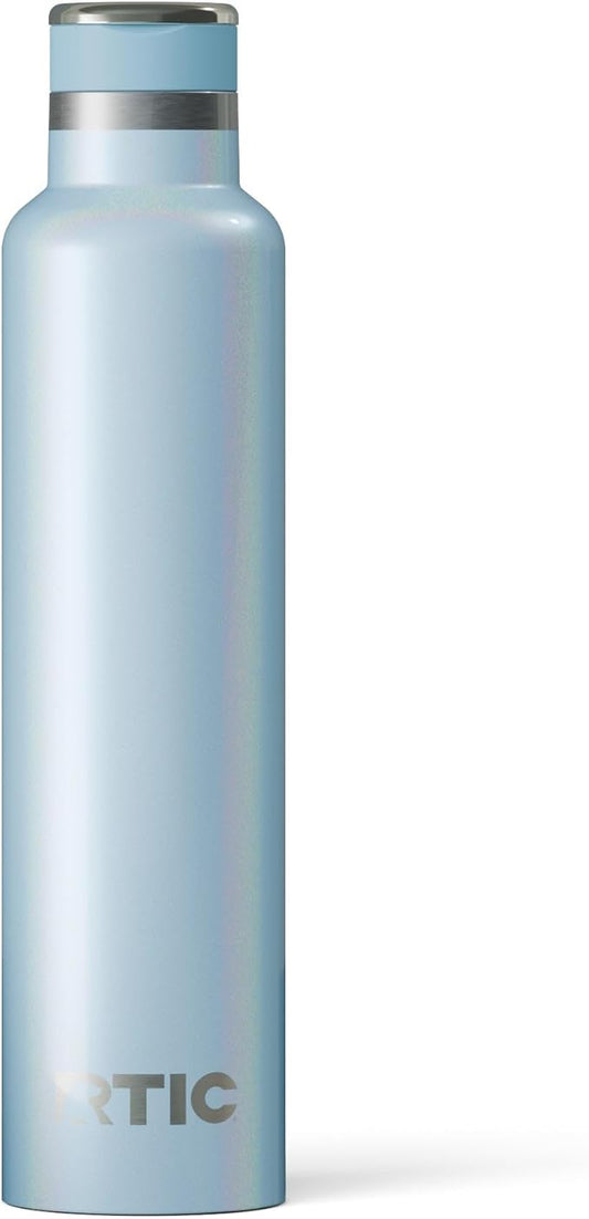 RTIC 26oz Journey Bottle Metal Stainless Steel Vacuum Insulated, BPA Free, Reusable, for Water, Hot and Cold Drinks, Travel, Sports, Camping, RTIC Ice Glitter