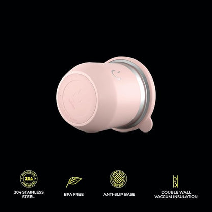 BALIBETOV Yerba Mate Cup – Vacuum Insulated Stainless Steel Gourd with Silicone Cover & Non-Slip Base – Includes 2 Bombillas & Cleaning Brush – Unique Design, Easy to Clean