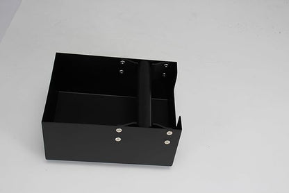 Espresso Knock Box,Coffee Grounds Pucks Knock Box with Removable Rubber Knock Bar and Non-Slip Base (Matte Black)