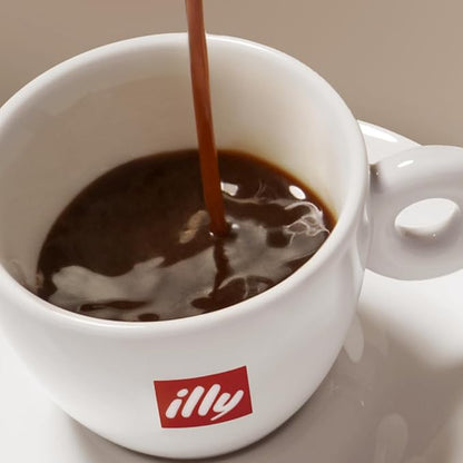 illy Ground Coffee Moka - 100% Arabica Beans - Rich Aromatic – Classico Medium Roast - Notes of Caramel, Orange Blossom & Jasmine - No Preservatives – 8.8 Ounce, 12 Pack