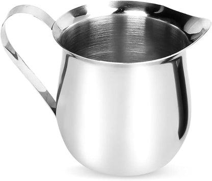 Rolin Roly 150ML Milk Frothing Pitcher Stainless Steel Small Bell-Shaped Creamer Coffee Jug for Barista Cappuccino Espresso Cups Latte Art Pitcher