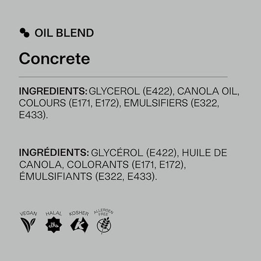 Colour Mill Oil-Based Food Coloring, 20 Milliliters Concrete