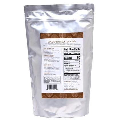 Aiya Sweetened Black Tea Blend | Indian Black Tea with Cane Sugar | Quick & Easy Mix for Lattes, Smoothies | 1kg Bag (2.2 lbs)