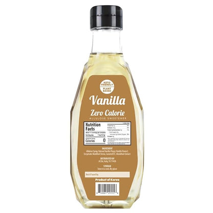 ALTist Allulose Syrup Sweetener – Zero Calorie Liquid Sugar Alternative, Keto, Vegan, Non-GMO, Plant-Based | 1:1 Sugar Replacement, No Net Carbs, Zero Fat, 17.7 fl oz x 2 Bottle - Vanilla