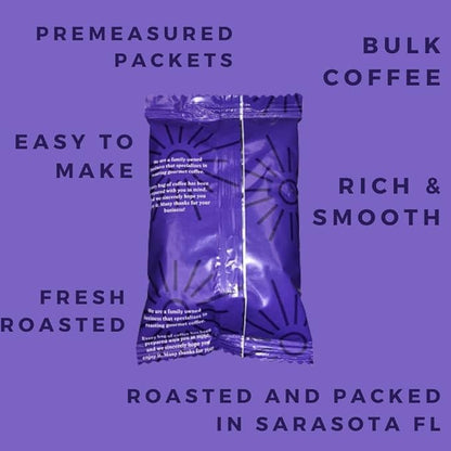 Ground Coffee | Gift Set Sampler Pack Variety Medium, Dark, & Flavored Roast Low Acid Mold Free Pouches | Gourmet Bulk Packets | Highest Rated Individual Premeasured Powder Bags for 12 Cup Drip Maker