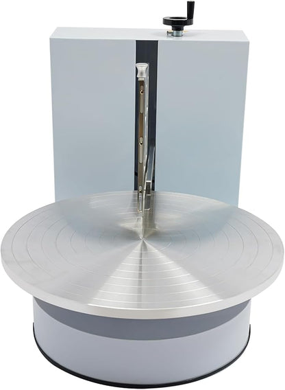 Electric Cake Decorating Machine Cream Coating Spreading Smooth Machine Surface Scraper for 4-16inch Cakes, 0-320RPM Adjustable Rotating Speed