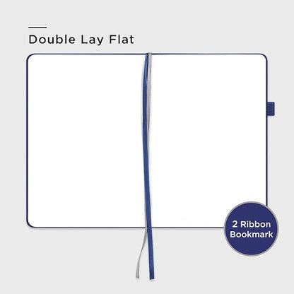 &And Per Se Blank Journal Notebook, 160 Pages, 5.7 x 8 inches College Ruled Thick Paper Notebook Journals for Writing, Hardcover Notebook(1 Pack, Royal Blue)